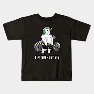 Unicorn Deadlift SHIRT lift big Bodybuilding Gym Powerlifter Kids T-Shirt